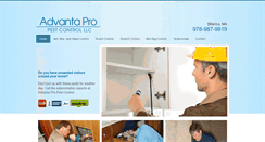 Desktop Screenshot of advantapropestcontrol.com